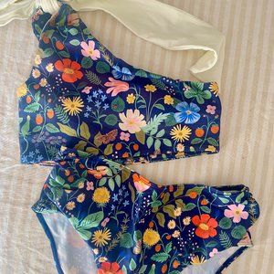 Summersalt Strawberry Fields Bow Sidestroke Bikini